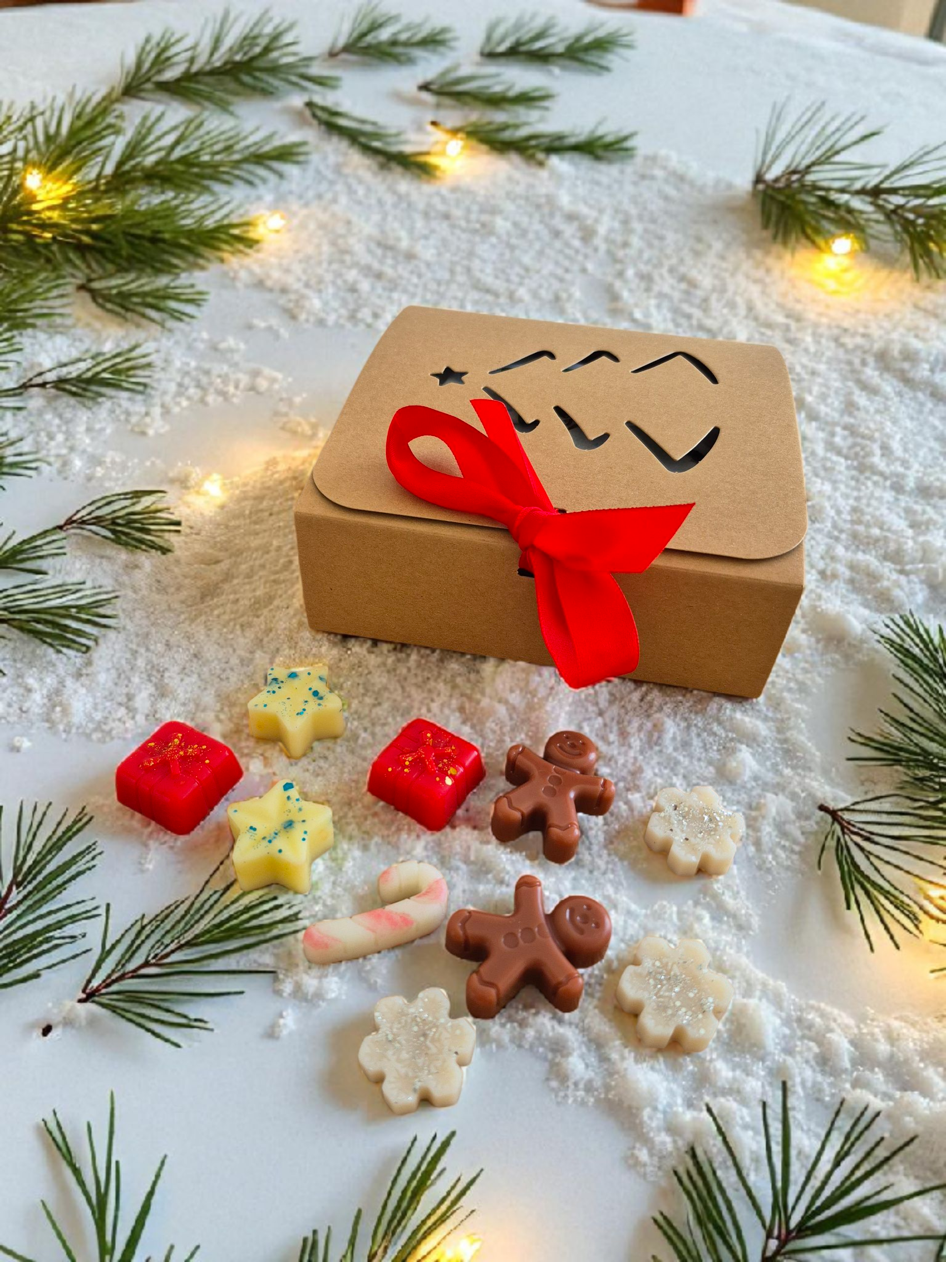 Coffret Noël Sapin - Senteur Sapin givré - 10 fondants parfumés - NLA Creations 