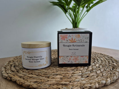 Bougie petit format - Senteur Nougat blanc - NLA Creations 