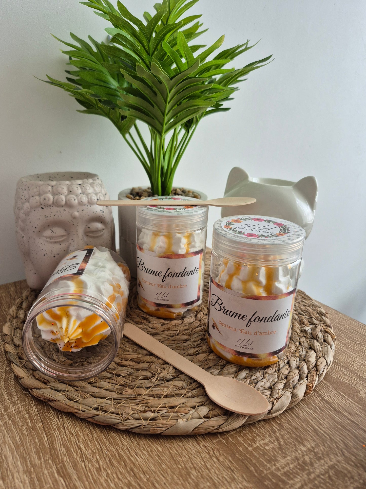 Fondant cremeux chantilly - Eau d’Ambre- 2 formats - NLA Creations 