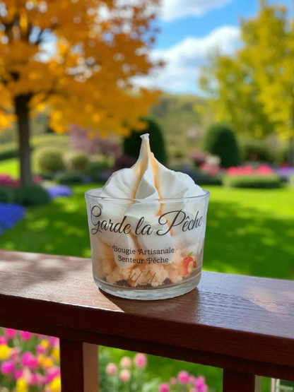 Bougie artisanale "Garde la pêche" - NLA Creations 