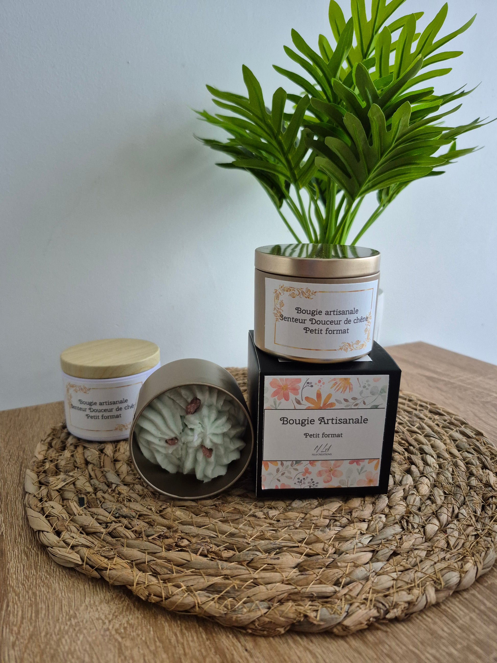 Bougie Douceur de chêne - Petit format - NLA Creations 