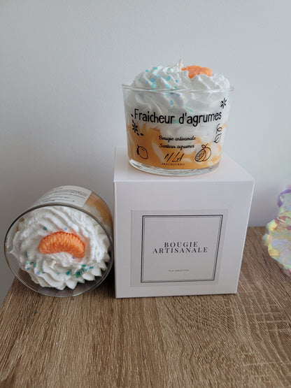 Bougie Fraîcheur d'Agrumes - NLA Creations 