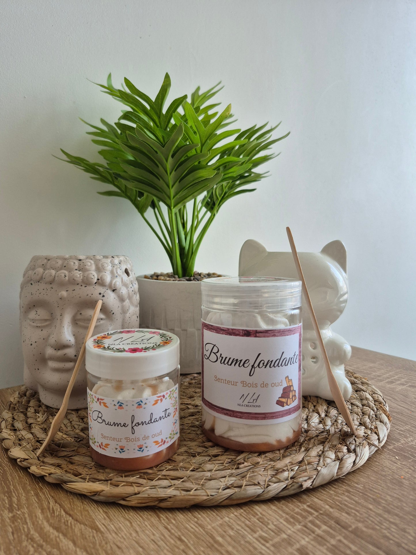 Fondant parfumé Bois de Oud fait main, parfum intense et raffiné