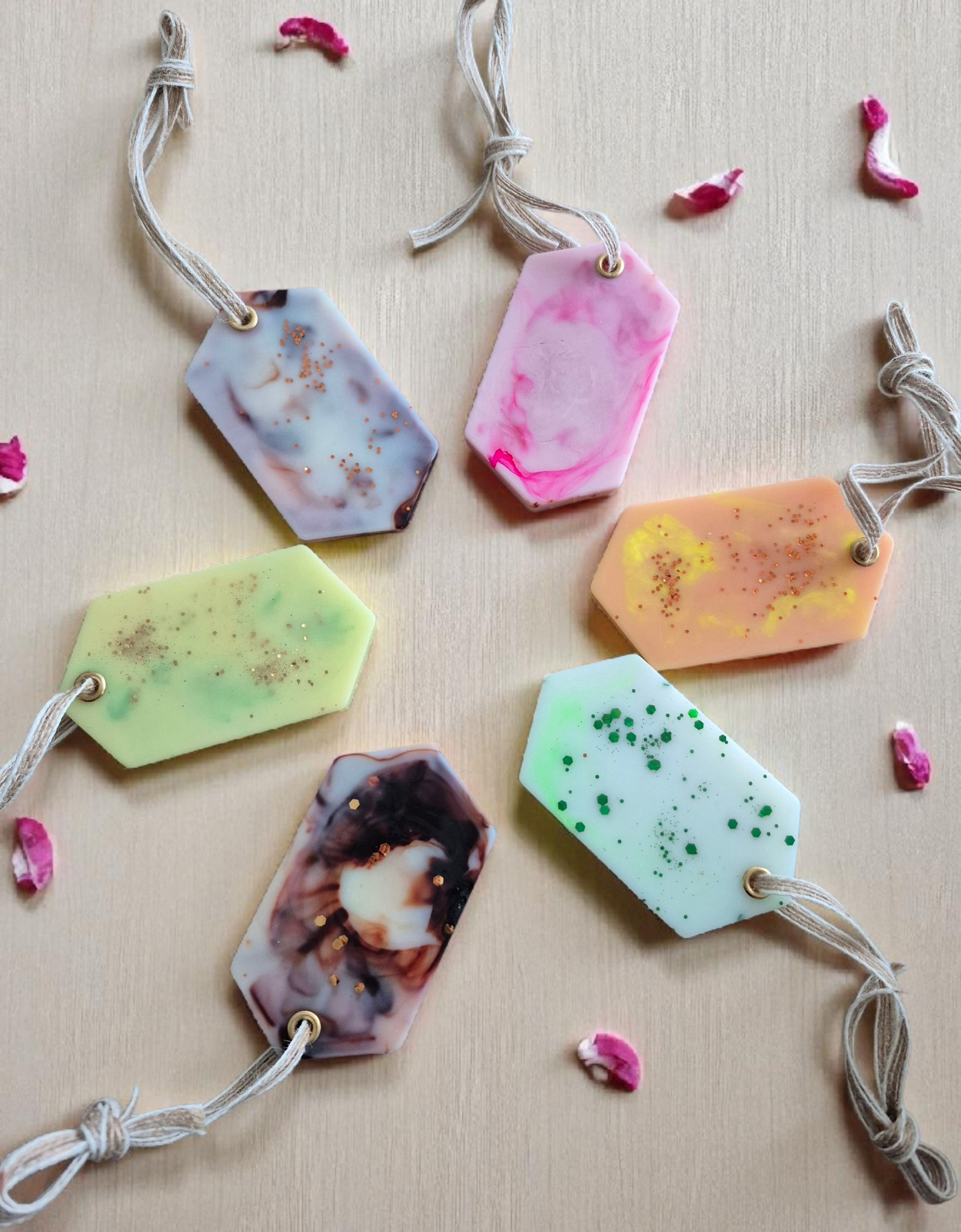 Suspension parfumée artisanale Géométrique - Senteur au choix ✨️ - NLA Creations 