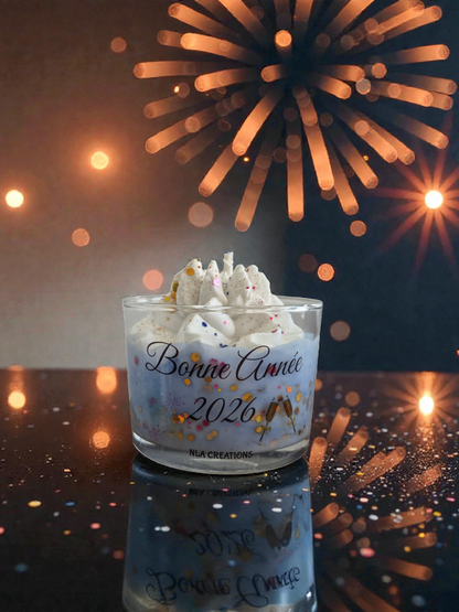 Bougie Bonne année senteur ... Bonne année !