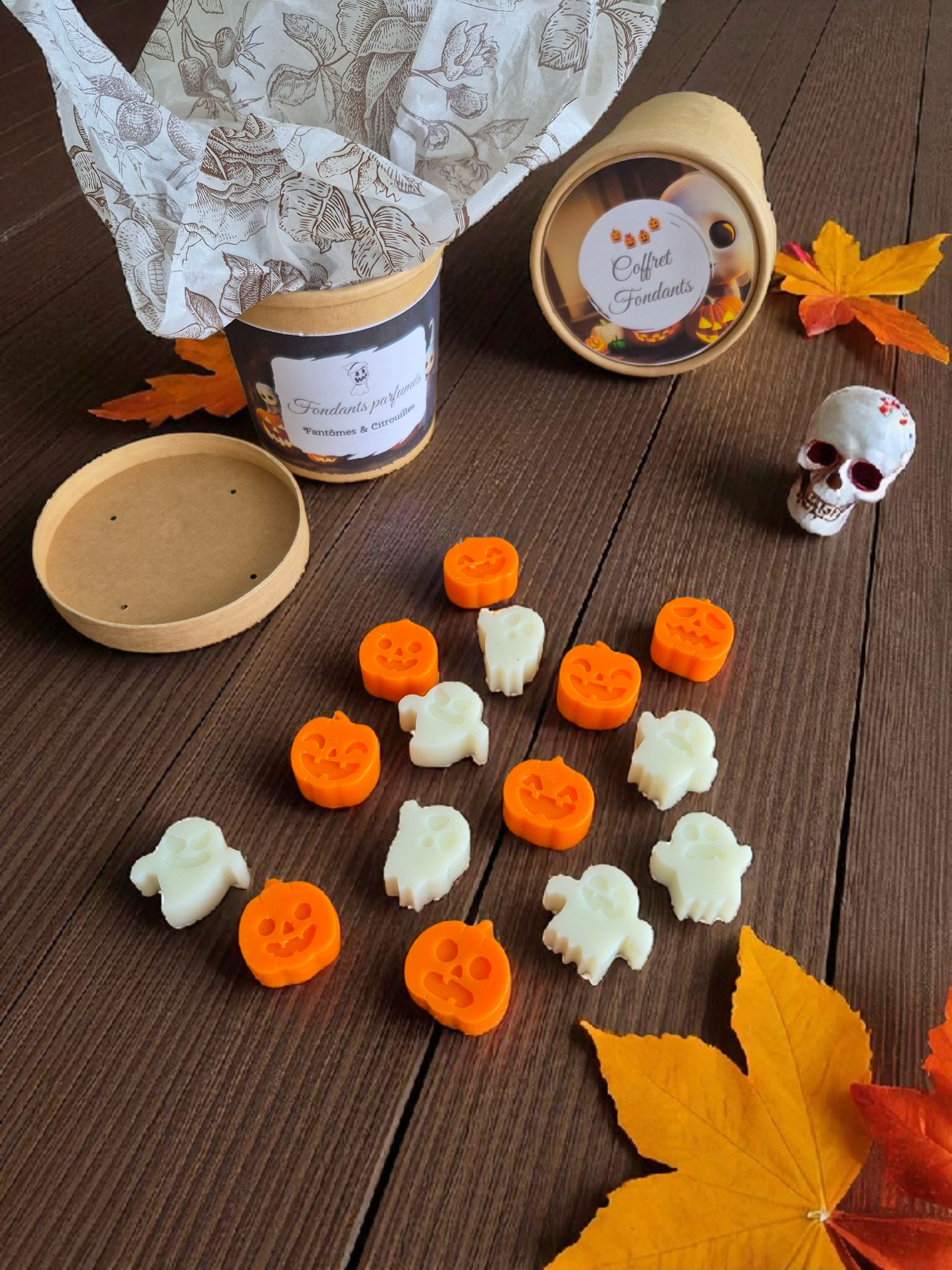 Box Halloween - 15 fondants - Vanille épicée - NLA Creations 