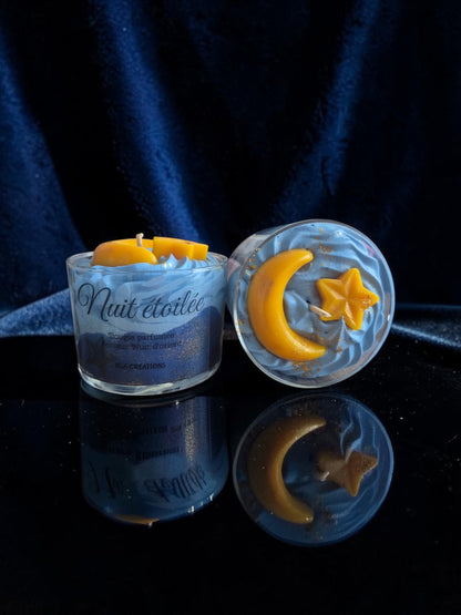 Bougie Nuit étoilée -  Senteur Nuit d'orient - NLA Creations 