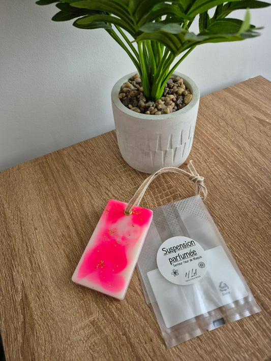 Suspension parfumée artisanale Rectangle - Senteur au choix ✨️