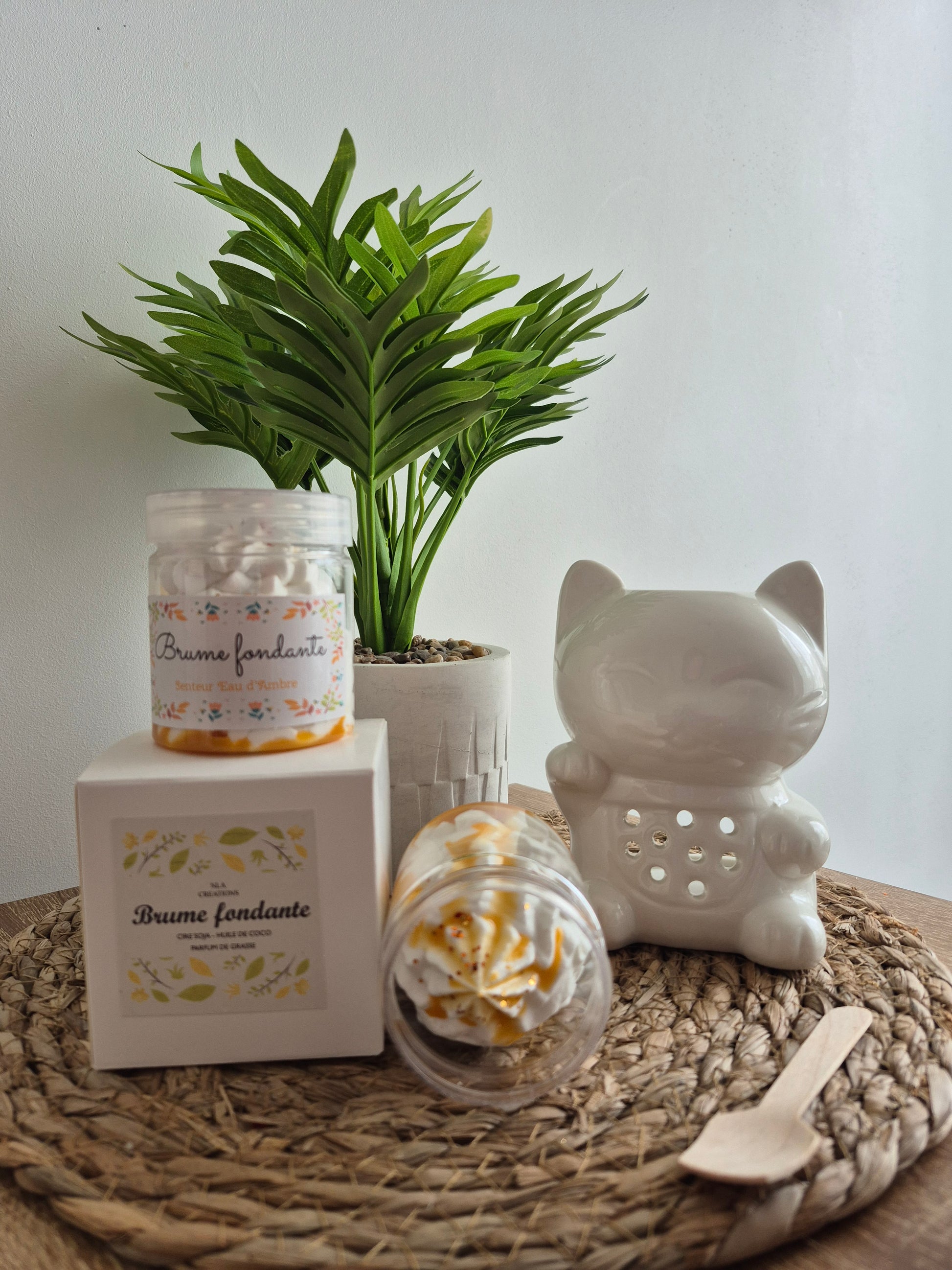 Fondant cremeux chantilly - Eau d’Ambre- 2 formats - NLA Creations 