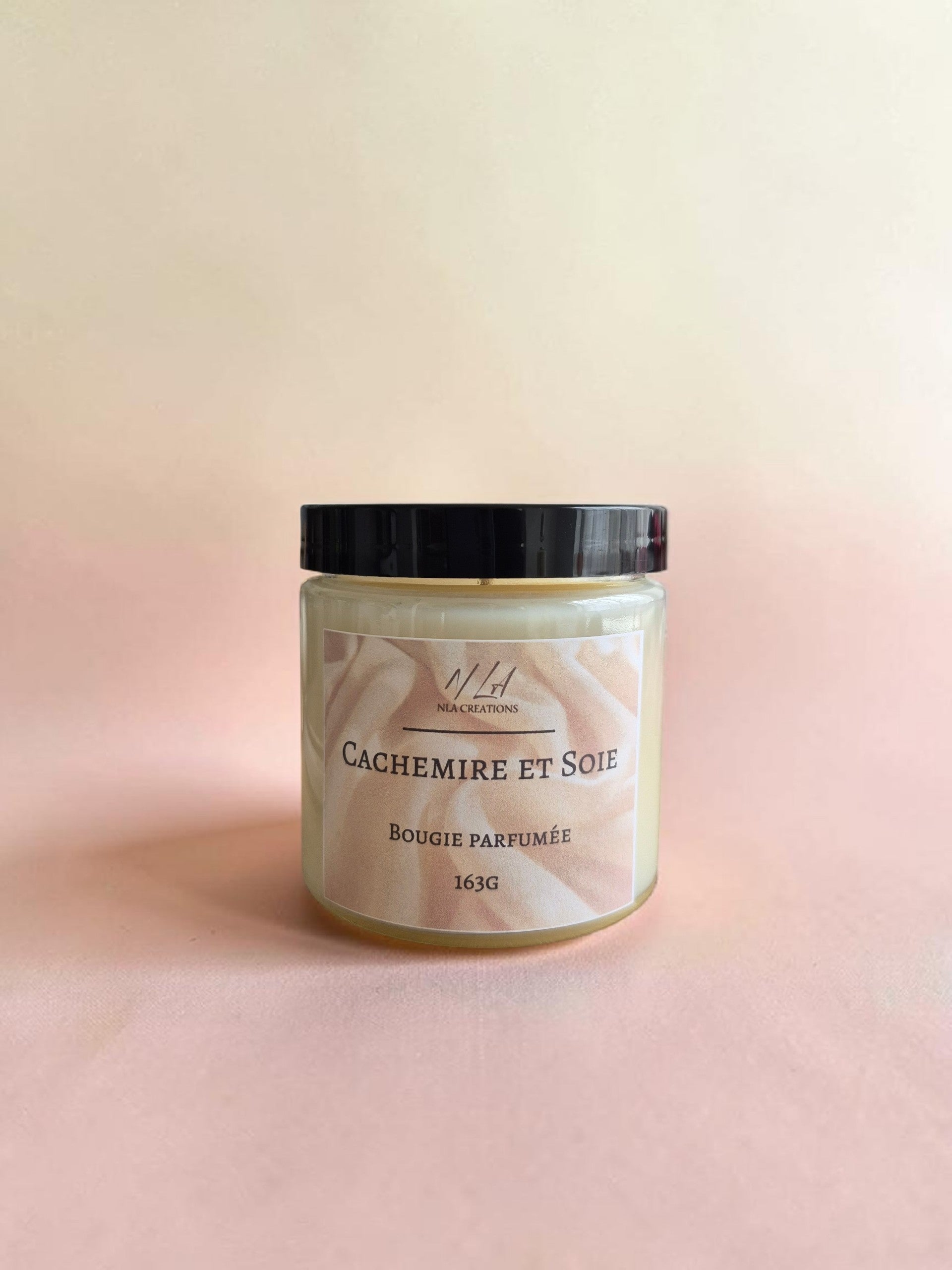 Bougie artisanale - Senteur Cachemire & soie - NLA Creations 